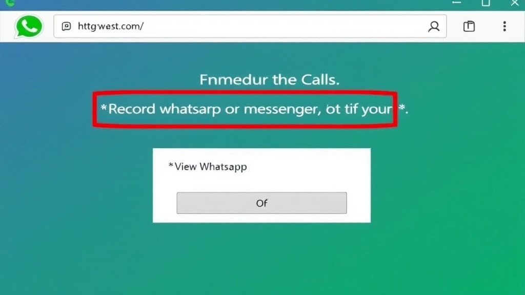 how to record whatsapp or messenger calls automatically