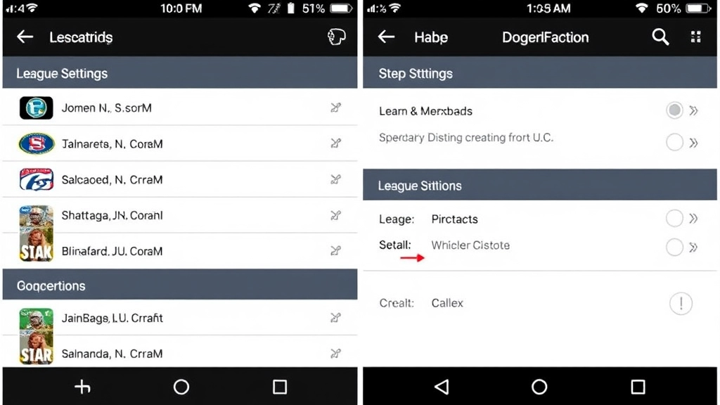 Accessing League Settings on the ESPN Fantasy Football App