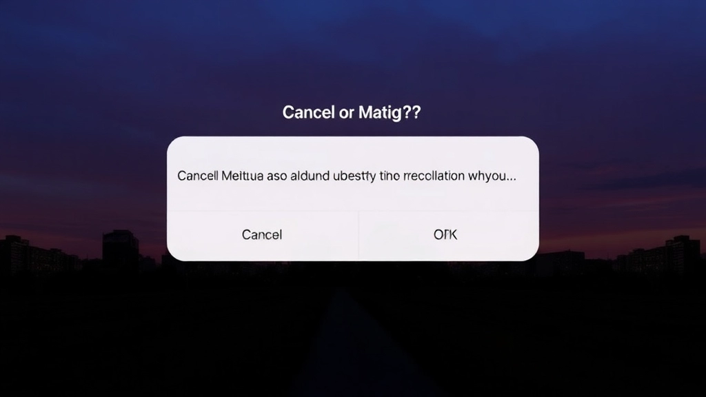 Actions to Cancel Meitu Subscription on iOS