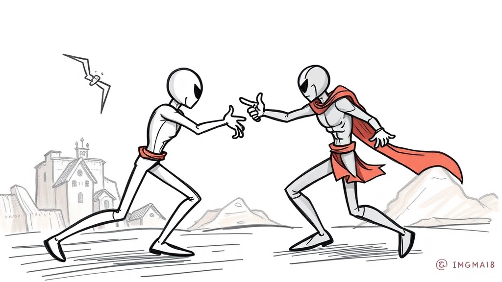 how to draw stickman fighting