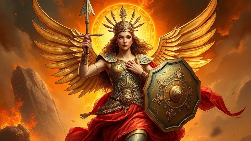 who is the goddess of defense and strategic warfare